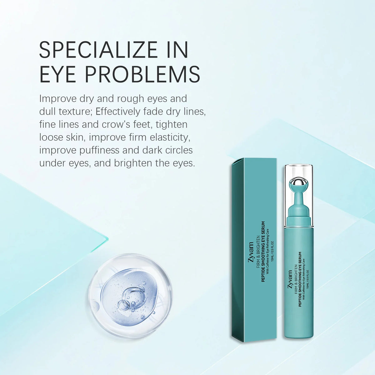 TFAR™ Peptide Revive Eye Serum — Cooling Massage Roller