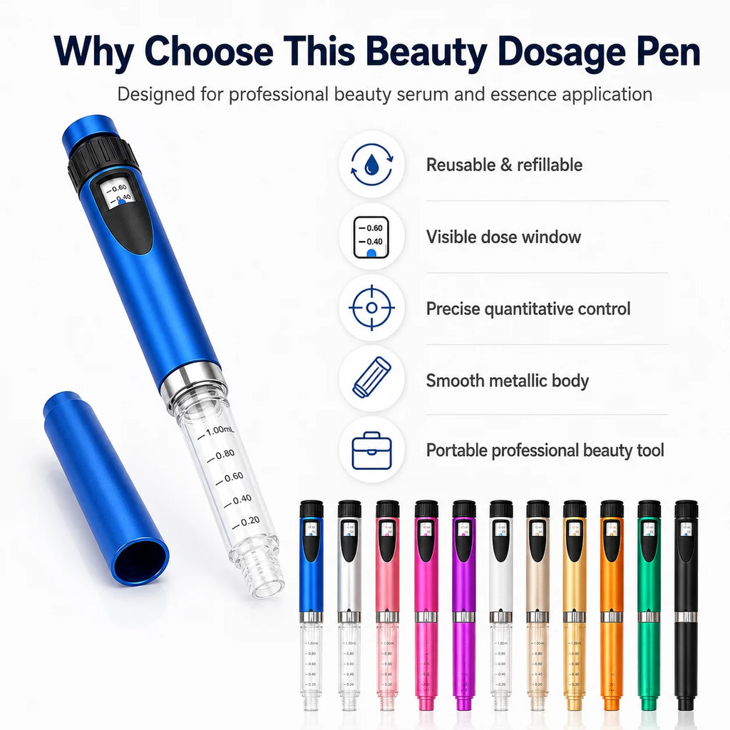 Reusable Magic Pen V2 Peptide Beauty Injector Pen Various Colors Available Precise Dosing Design Anti-Wrinkle Beauty Pen