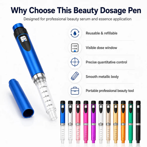 Reusable Magic Pen V2 Peptide Beauty Injector Pen Various Colors Available Precise Dosing Design Anti-Wrinkle Beauty Pen