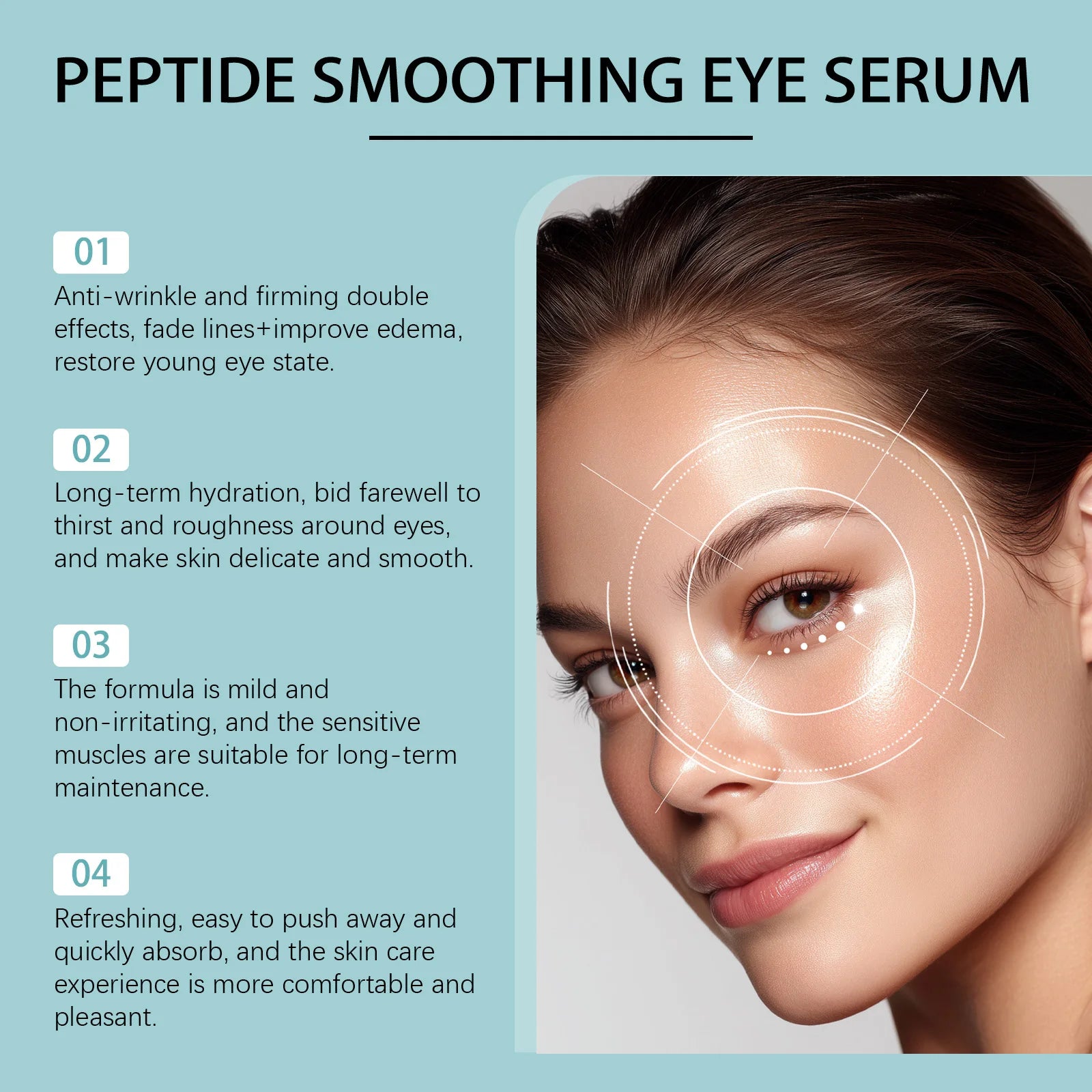 TFAR™ Peptide Revive Eye Serum — Cooling Massage Roller