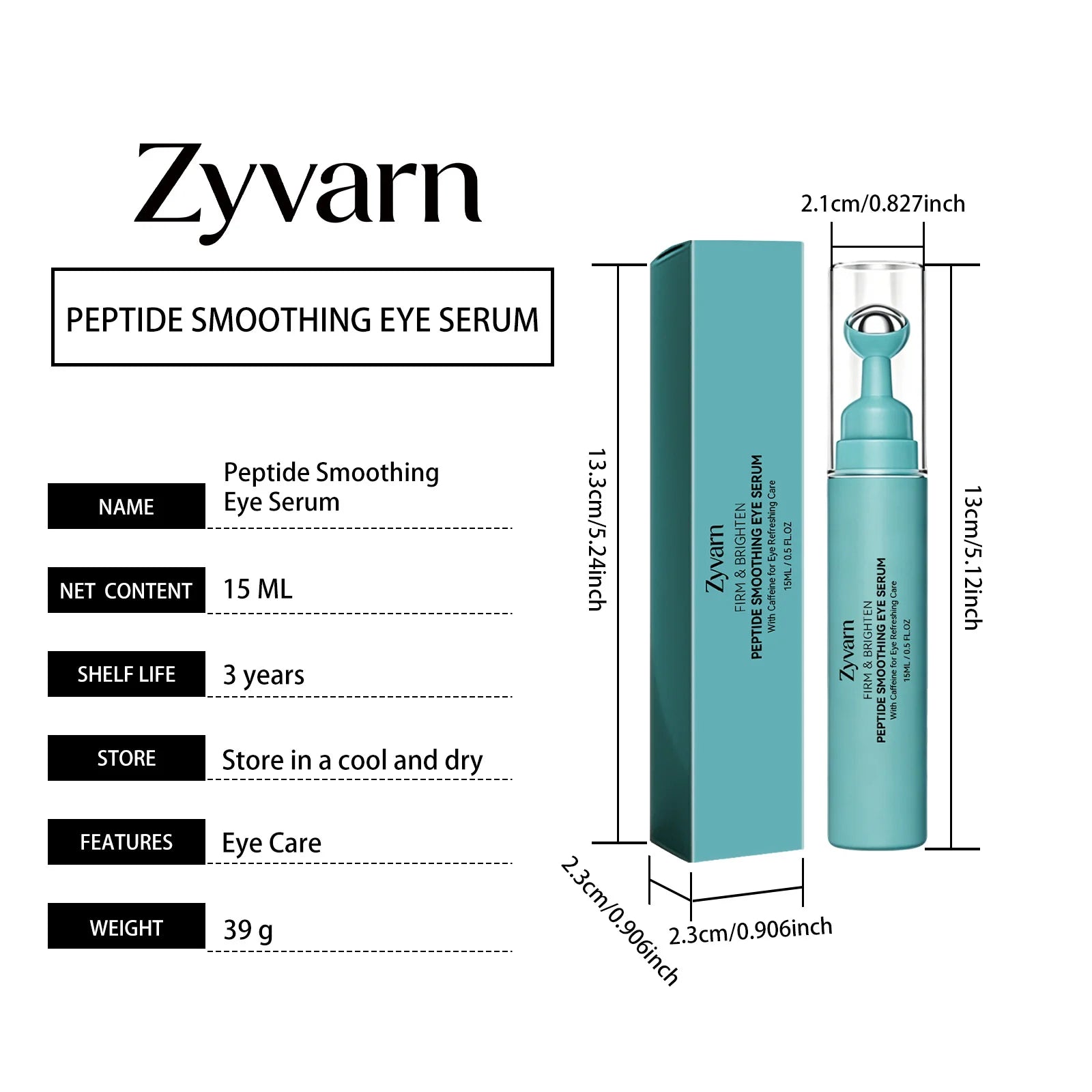 TFAR™ Peptide Revive Eye Serum — Cooling Massage Roller